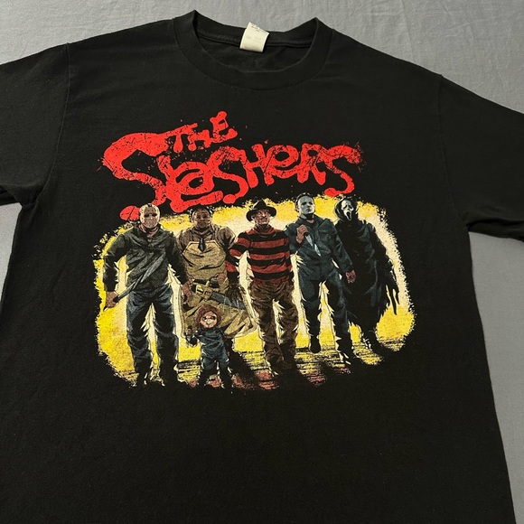 The Slashers Horror Movie T-Shirt - Picture 3 of 5